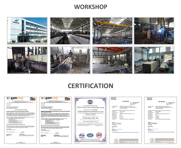 태양 광 발전소 용 그라운드 스크류