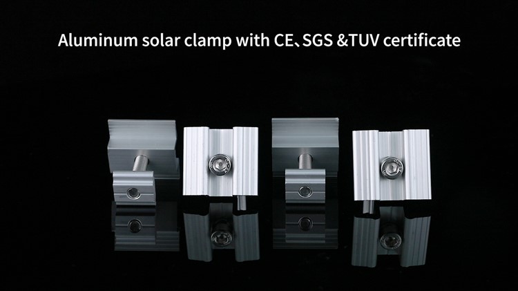 solar panel mid clamp overview