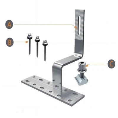 태양 마운팅 브래킷 후크