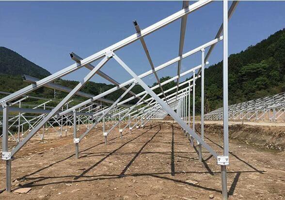 Aluminum Solar Bracket For Ground Mounting Structure