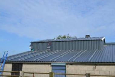 알루미늄 프로파일 태양 광 지붕 루핑 설치