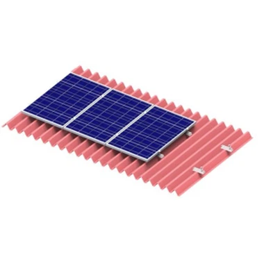 금속 지붕 용 태양 전지판 장착 시스템