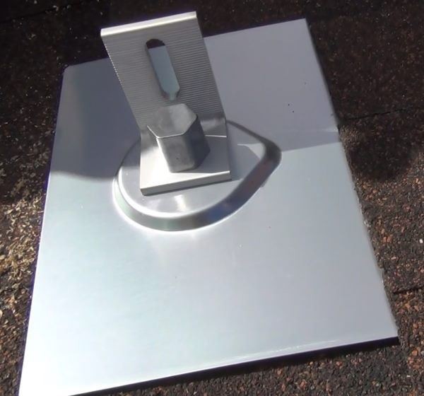 Solar Flashing Hook For Shingle Tile Roof