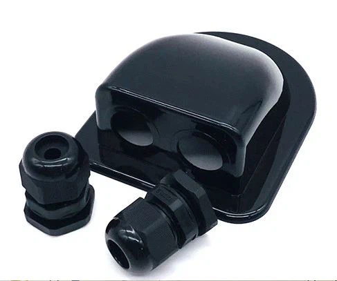 ABS Solar Double Cable Entry Gland For RV