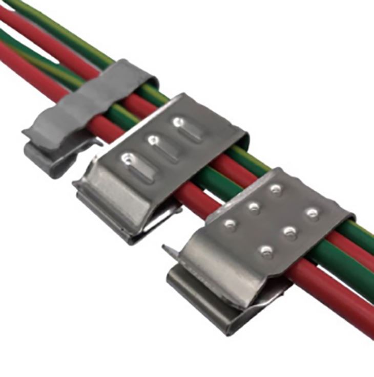 Aluminum Cable Clip For Solar Roof Mounting