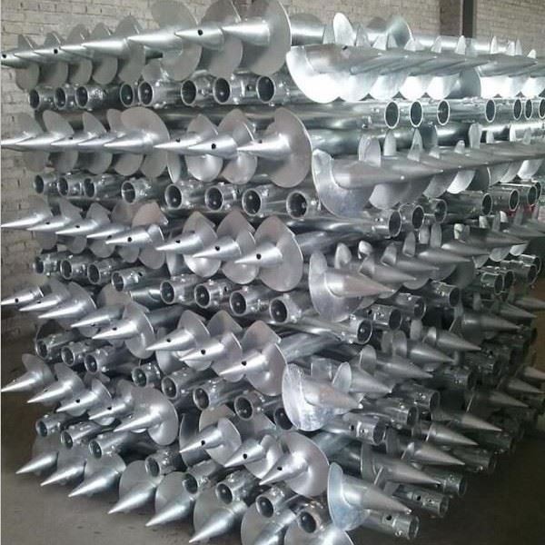 Ground Screw Anchors Solar Real Scene