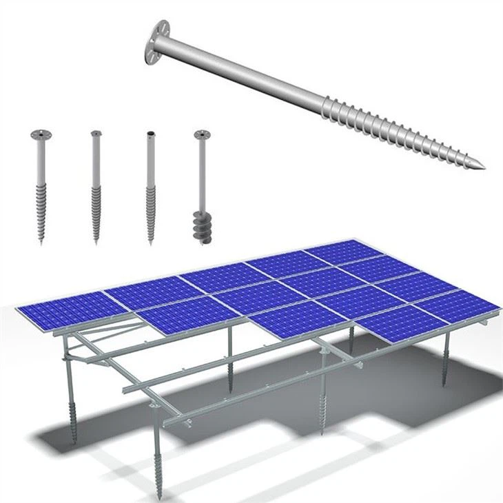 Screw In Ground Post Anchor For Solar Panel