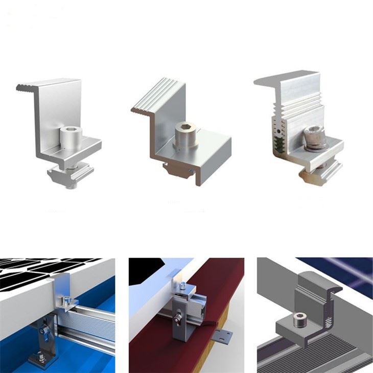 AD solar mounting system clamp
